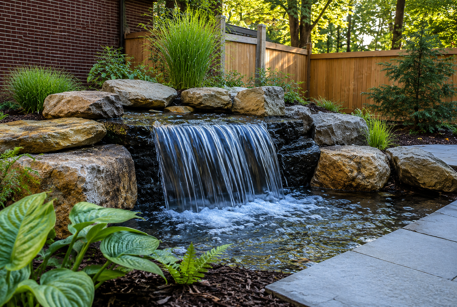 Waterfall Landscaping Ideas | Reflection Water Garden
